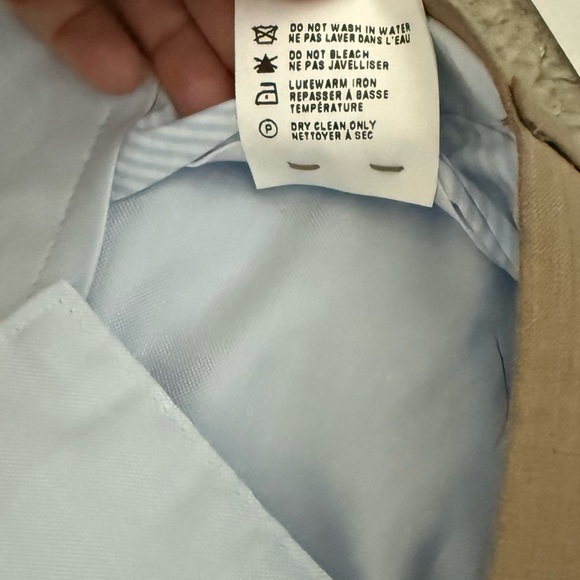 NEW 6 East 36 Loro Piana Tan 100% Extrafine Merino Wool Flat Front Dress Pants - Picture 12 of 12